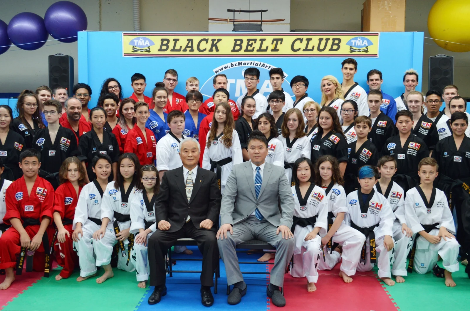 Teens developing decision-making skills in martial arts